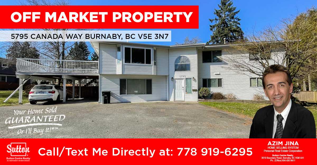 5795 Canada Way - OFF MARKET & UNLISTED PROPERTY