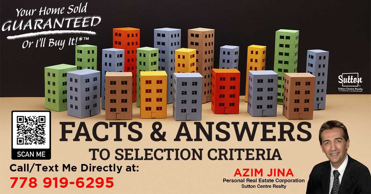 Facts And Answers to Selection Criteria