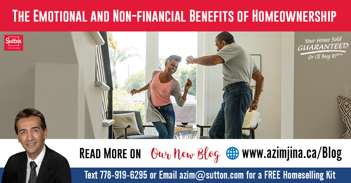 The Emotional and Non-financial Benefits of Homeownership