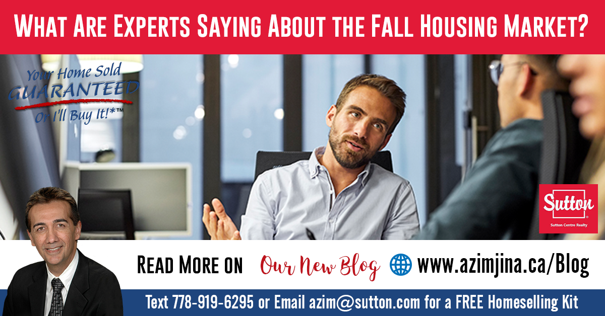 What Are Experts Saying About the Fall Housing Market?